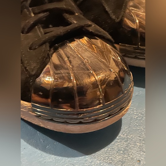 ADIDAS SUPERSTAR 80S METAL TOE PONY HAIR BLACK - Picture 10 of 14